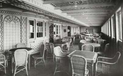 Café Parisien auf der RMS Titanic, 04. Januar 1912